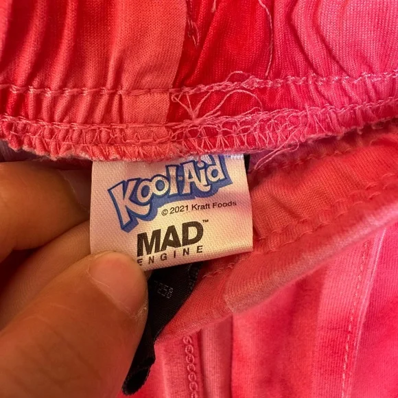 Kool-Aid Red Tie-Dye Joggers Size XXL - Picture 5 of 9